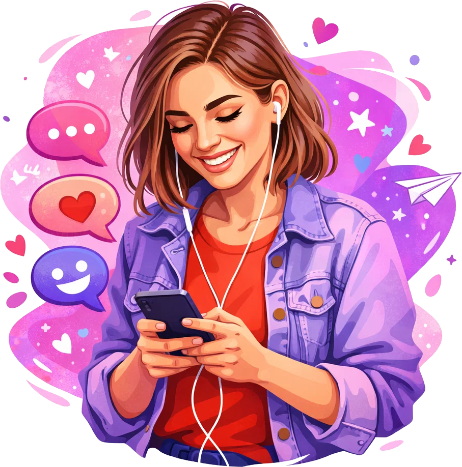 Онлайн-чат с женщиной